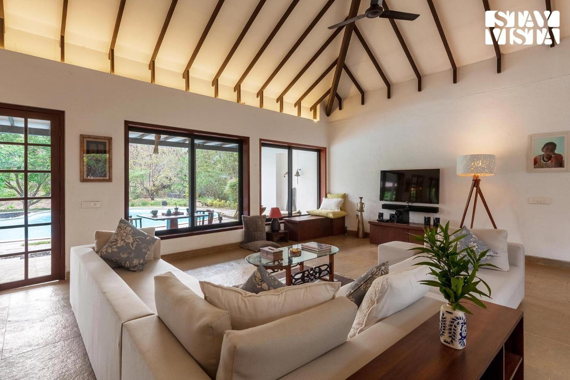 Wander Beyond By Stayvista - Featuring A Bali-Themed Abode And A Refreshing Swimming Pool Alībāg Buitenkant foto