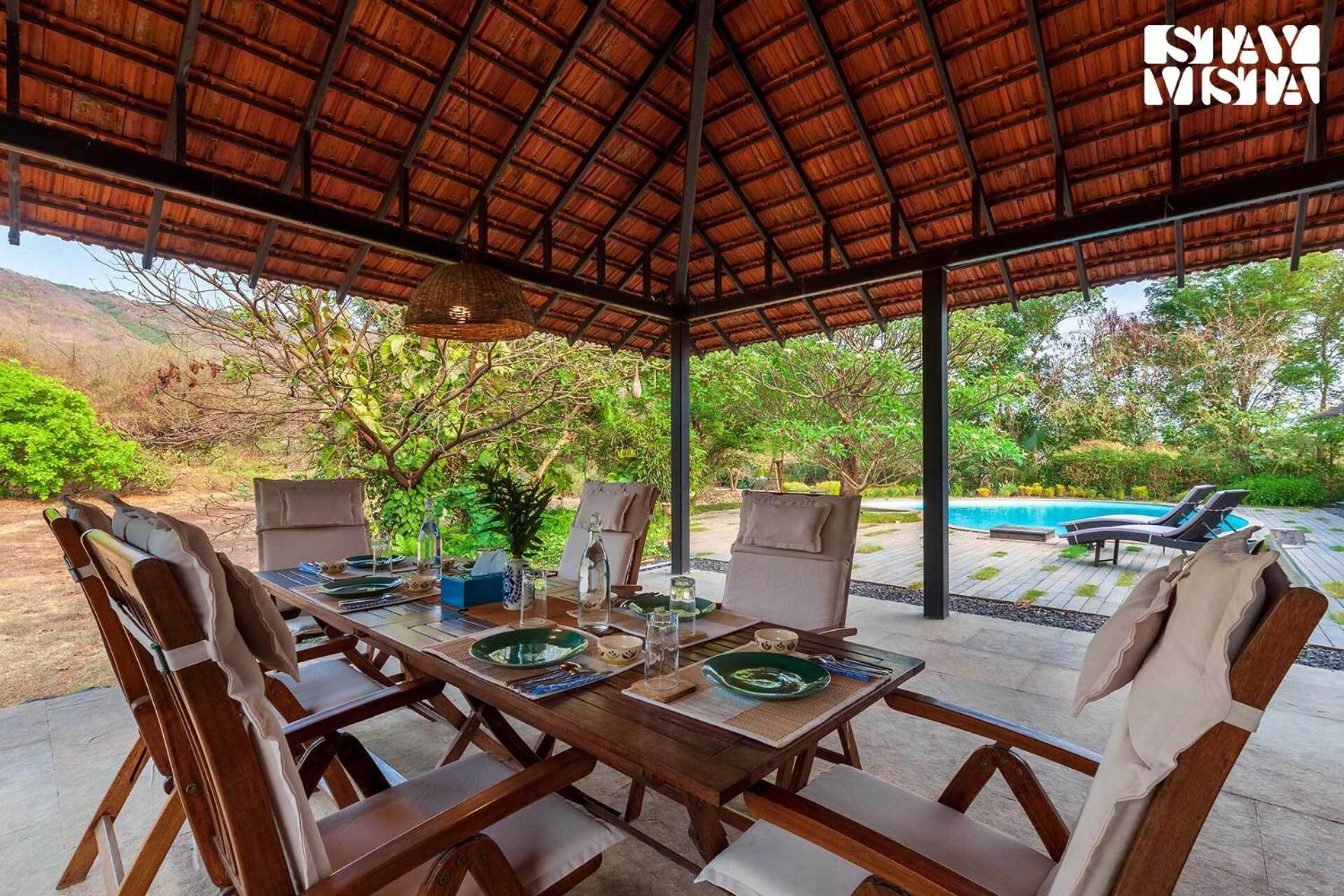 Wander Beyond By Stayvista - Featuring A Bali-Themed Abode And A Refreshing Swimming Pool Alībāg Buitenkant foto