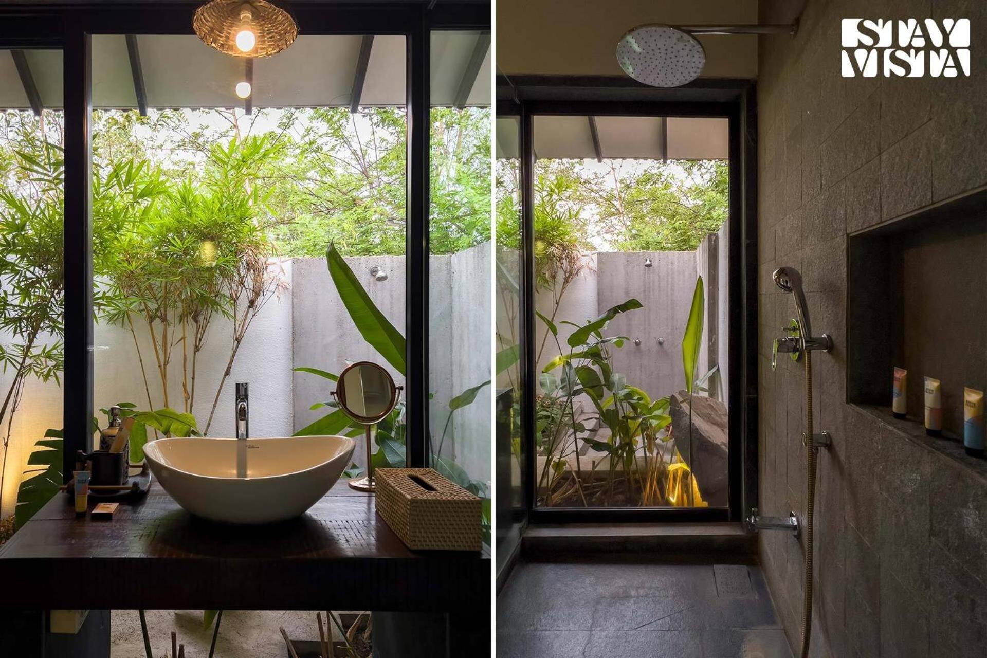 Wander Beyond By Stayvista - Featuring A Bali-Themed Abode And A Refreshing Swimming Pool Alībāg Buitenkant foto